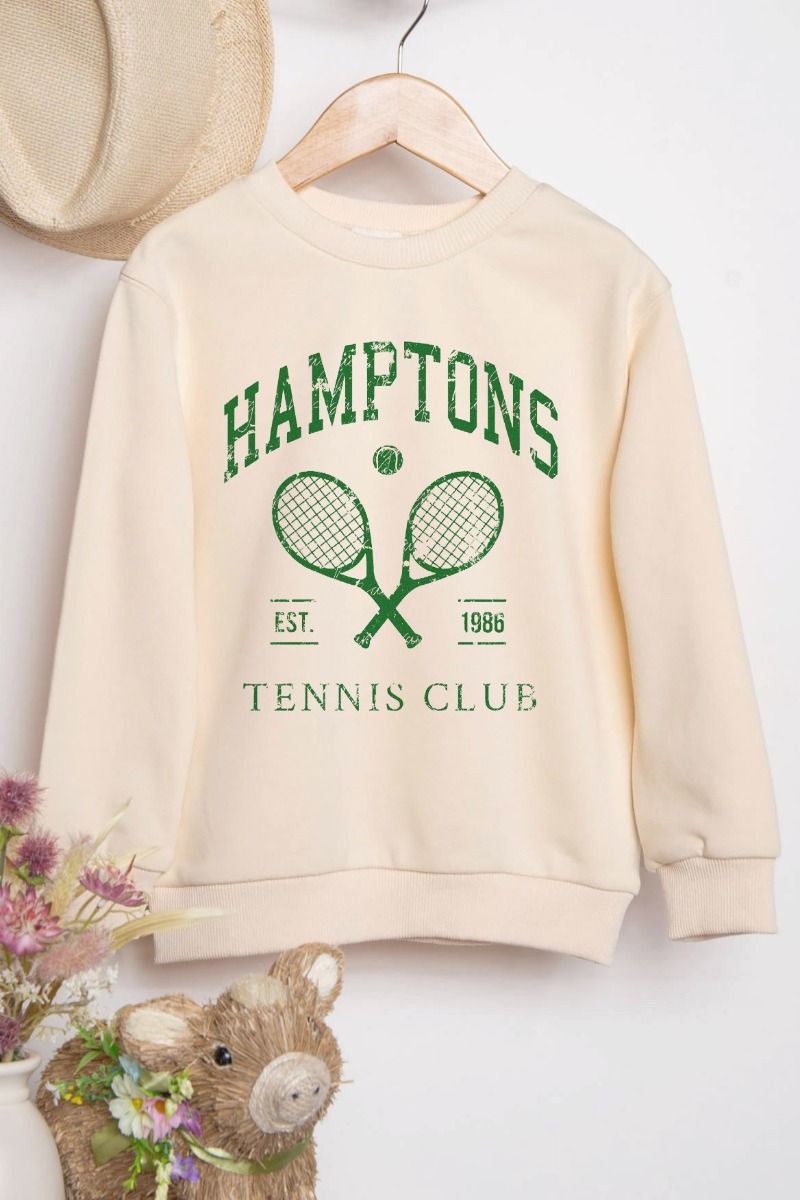 KIDS HAMPTONS TENNIS CLUB GRAPHIC SWEATSHIRTS