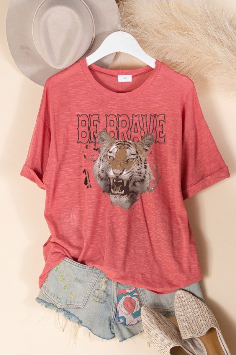 BE BRAVE GRAPHIC TEES