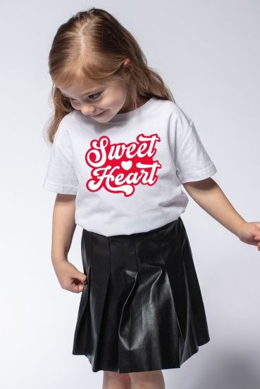 KIDS SWEET HEART GRAPHIC TEE