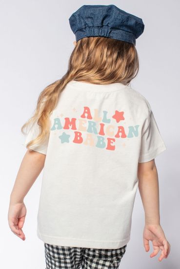 KIDS ALL AMERICAN BABE GRAPHIC TEES 