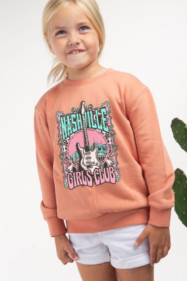 KIDS NASHVILLE GIRLS CLUB GRAPHIC SWEATSHIRTS