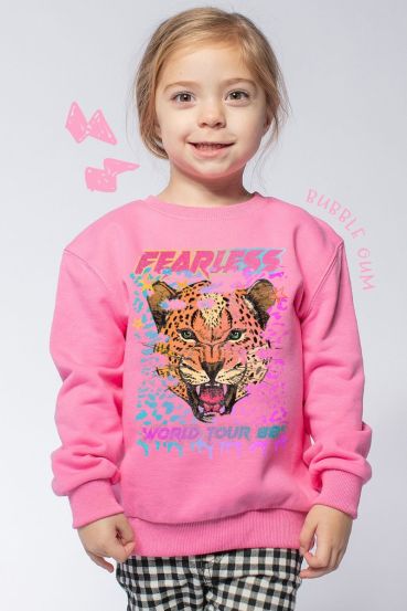 KIDS FEARLESS TIGER GRAPHIC SWEATSHIRTS
