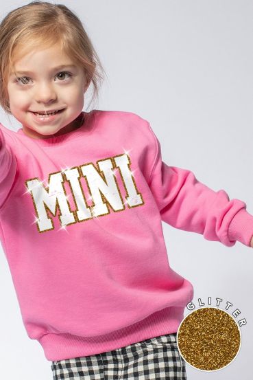 KIDS GLITTER USA GRAPHIC SWEATSHIRTS