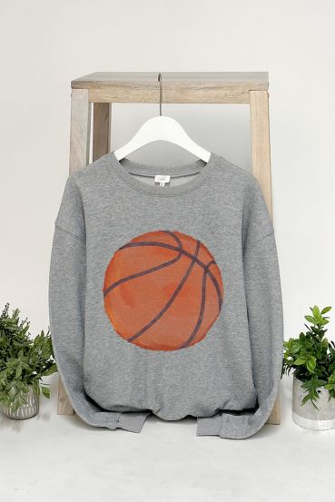 BASKETBALL GAME DAY GRAPHIC SWEATSHIRTS