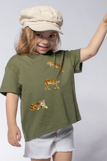 KIDS TIGERS GRAPHIC TEES
