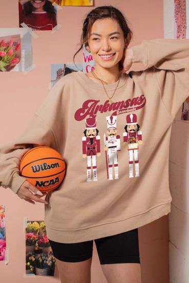 ARKANSAS WASHED FLEECE OVERSIZED SWEATSHIRTS