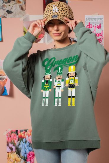OREGON WASHED FLEECE OVERSIZED SWEATSHIRTS