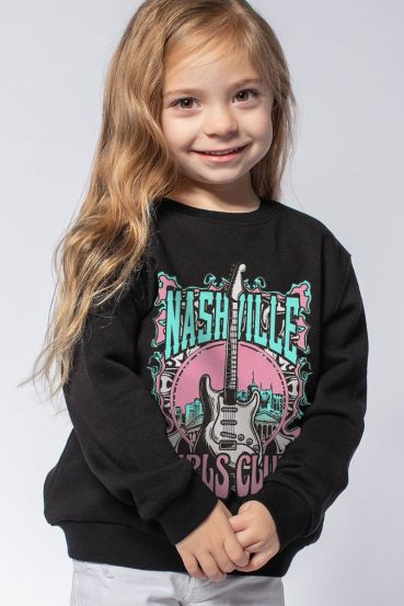 KIDS NASHVILLE GIRLS CLUB GRAPHIC SWEATSHIRTS