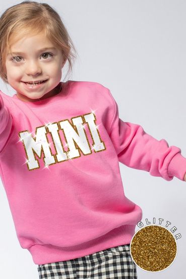 KIDS GLITTER USA GRAPHIC SWEATSHIRTS