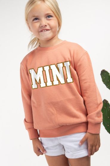 KIDS GLITTER USA GRAPHIC SWEATSHIRTS