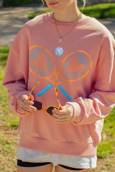 TENNIS GAME DAY GRAPHIC SWEATSHIRTS