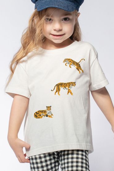 KIDS TIGERS GRAPHIC TEES